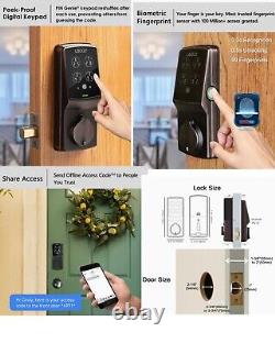 Lockly Secure Plus Deadbolt Keyless Door Smart Fingerprint Lock ret $249.99