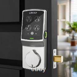 Lockly Secure Plus Keyless Entry Door Lock Smart Locks for Front Door Smart L