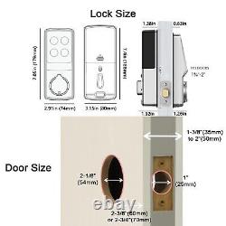 Lockly Secure Plus Keyless Entry Door Lock Smart Locks for Front Door Smart L