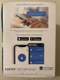 Lockly Secure Plus Latch Edition Smart Lock PGD628FMB OPEN BOX