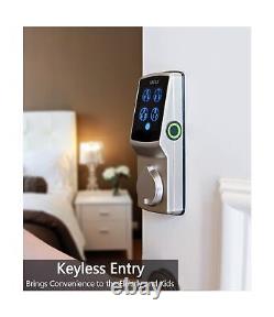 Lockly Secure Pro Deadbolt, Wi-Fi Smart Lock, Keyless Entry Door Lock, Smart