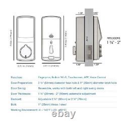 Lockly Secure Pro, Wi-Fi Smart Deadbolt, Keyless Entry Door Lock, PIN Genie Ke