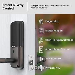 Lockly Secure Pro, Wi-Fi Smart Lock, Keyless Entry Latch, Venetian Bronze