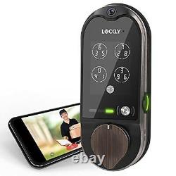 Lockly Vision Doorbell Camera Smart Lock withfingerprint access, voice control