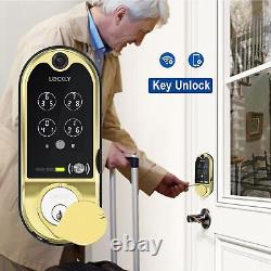 Lockly Vision Smart Lock, Camera Video Two-Way Audio 6-in-1 Keyless Door Lock