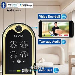 Lockly Vision Smart Lock, Camera Video Two-Way Audio 6-in-1 Keyless Door Lock