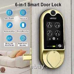 Lockly Vision Smart Lock, Camera Video Two-Way Audio 6-in-1 Keyless Door Lock