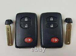 Lot Of 2 Original Toyota Highlander 08-13 Fob Smart Key Less Entry Remote Uncut