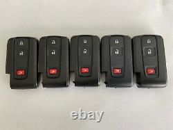 Lot Of 5 Toyota Prius Smart Keyless Remotes M0zb31eg Factory Remotes Oem