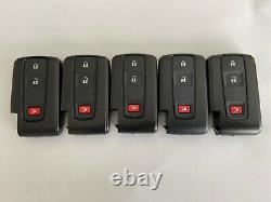 Lot Of 5 Toyota Prius Smart Keyless Remotes M0zb31eg Factory Remotes Oem