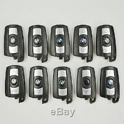 Lot of 10 Used Locked OEM BMW Remote Smart Prox Keyless KR55WK49127 3 5 SERIES