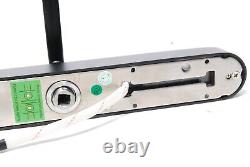 Luston Slim Smart Lock Front Door Lock With Handle Black