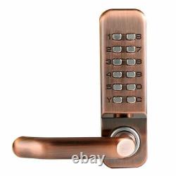 Mechanical Smart Digital Door Lock Home Keypad Keyless Password Waterproof