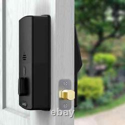 Model-S Matte Black Single-Cylinder Deadbolt Smart Lock with Touchsreen Keypad