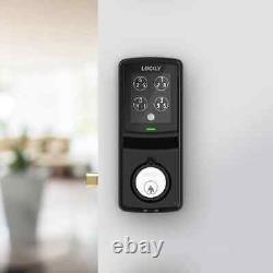 Model-S Matte Black Single-Cylinder Deadbolt Smart Lock with Touchsreen Keypad