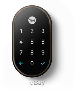 NEST Smart Wi-Fi Yale Lock Keyless Deadbolt with Remote Access and Access History