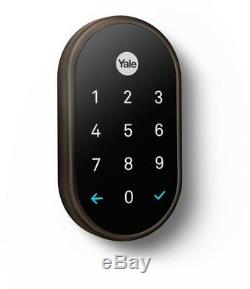 NEST Smart Wi-Fi Yale Lock Keyless Deadbolt with Remote Access and Access History