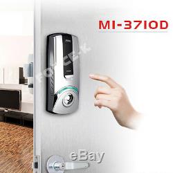 NEW Keyless Lock MI-3710 Digital DoorLock Smart Entry Pin IC Key 2Way Silver 