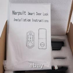 Narpult Smart Lock Fingerprint Electronic Deadbolt Door Lock Keyless Entry
