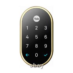 Nest X Yale Smart Lock with Nest Connect Polished Brass RB-YRD540-WV-605