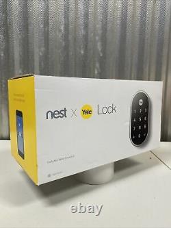 Nest x Yale Lock Smart Door Lock Satin Nickel with Connect Keyless (BR3)