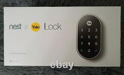 Nest x Yale Touch Smart Door Lock Satin Nickel Keyless Connect Google SEALED