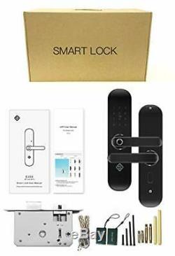 New 202Pro WiFi and Bluetooth Smart Door Lock, Fingerprint Keyless Entry Door