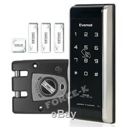 New Hook System EVERNET EN250H Smart Keyless Lock Digital Doorlock Passcode+RFID