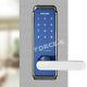 New Keyless Lock Kocom Kdl-710n Smart Digital Doorlock Passcode Silver/blue 1way