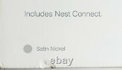 New Nest x Yale Lock Smart Door Lock Satin Nickel with Connect Keyless