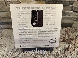 New Sealed Lockly VISION Deadbolt Edition Smart Lock + Video Doorbell Black, New