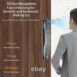 New Smart 3D Face Id Door Lock Security Monitor Camera Intelligent Fingerprint