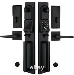 NewBang 2Pack Matte Black Front Door Smart Keyless Lock System & Keys $170 MSRP