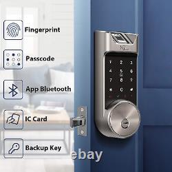 Ngteco Security Smart Deadbolt Lock 5 in 1 Fingerprint Keyless Entry Door Lock