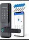 Nyboer Keyless Fingerprint Smart Door Lock And Handle Keypad Entry, Electronic