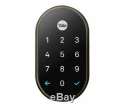 OB Nest x Yale Lock Smart Door Lock Oil Rubbed Bronze with Connect Keyless