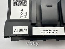 OEM 13-15 Honda Accord EX-L Theft Lock Keyless Ignition Smart Key Control Module