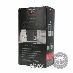 OPEN BOX Kwikset 99390-001 Halo Wi-Fi Keyless Entry Smart Lock in Satin Nickel