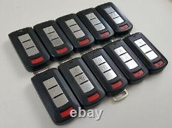 Original Lot Of 10 Mitsubishi 08-20 Oem Smart Key Less Entry Remote Fob USA Bulk