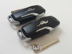 Original Lot Of 2 Ford Mustang 15-17 Oem Smart Key Less Entry Remote Blank Uncut