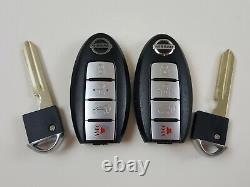 Original Lot Of 2 Nissan Murano 09-14 Oem Smart Key Less Entry Remote Fob Uncut
