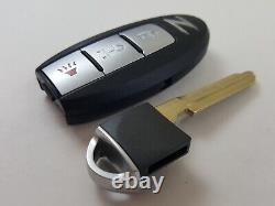Original Nissan 370z 09-18 Z Oem Smart Key Less Entry Remote Blank Uncut Insert
