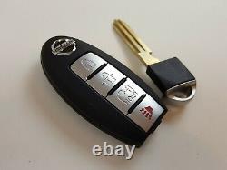Original Nissan Leaf 13-17 Oem Smart Key Less Entry Remote Uncut Insert Plug-in