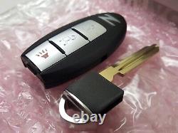 Original Nissan Z 370z 09-18 Oem Smart Key Less Entry Remote Fob Uncut Blank Car