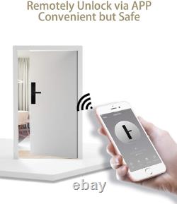 PINEWORLD 203 WiFi Smart Door Lock, Keyless Mortise Lock with Touchscreen and