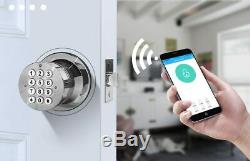 PINEWORLD Smart Bluetooth Digital Electronic Door Lock, APP Keypad Code Keyless