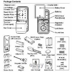 Philia PDS-100BZ Bluetooth Z-Wave, RFID, Keypad, Smart Keyless Digital Door Lock