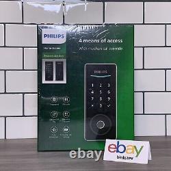 Philips Fingerprint Door Lock Keyless Access Smart Deadbolt Lock Black NEW