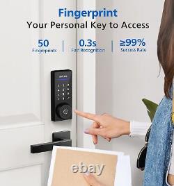 Philips WiFi Smart Door Lock withWiFi Bridge -Keyless Entry App/Fingerprint/Keypad