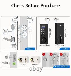 Philips WiFi Smart Door Lock withWiFi Bridge -Keyless Entry App/Fingerprint/Keypad